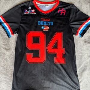 Team Benito Black Jersey with Bold Red 94